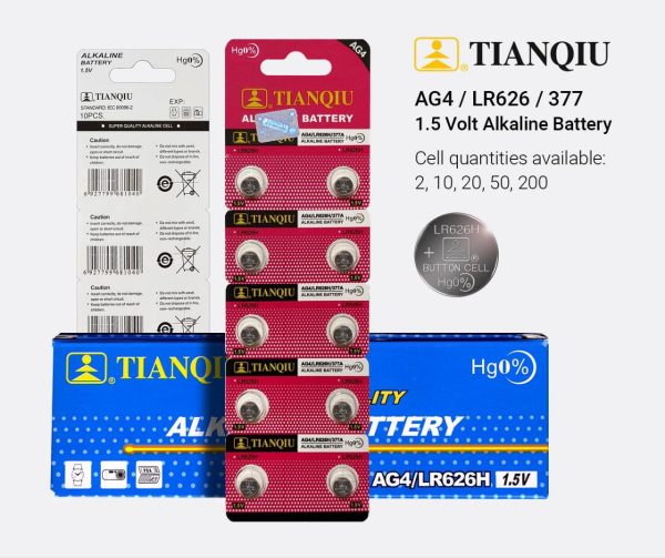 BATTERY LR626H TIANQUE AG4