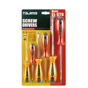 SCREWDRIVER KIT EL-ST6 6 pcs TAJIMA