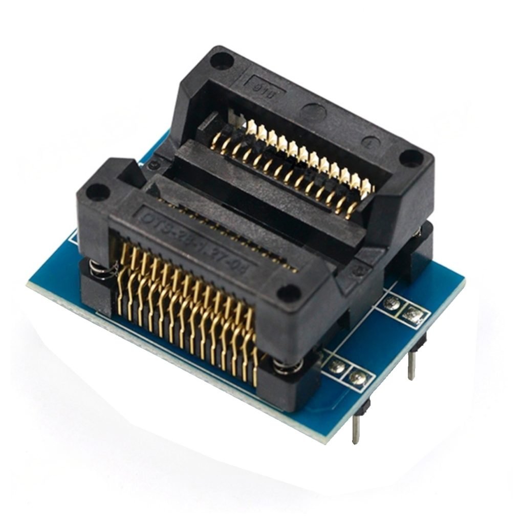 28 Pin Adapter Microcontroller ADAPTER Programmer SOP 28PIN - bt electronics