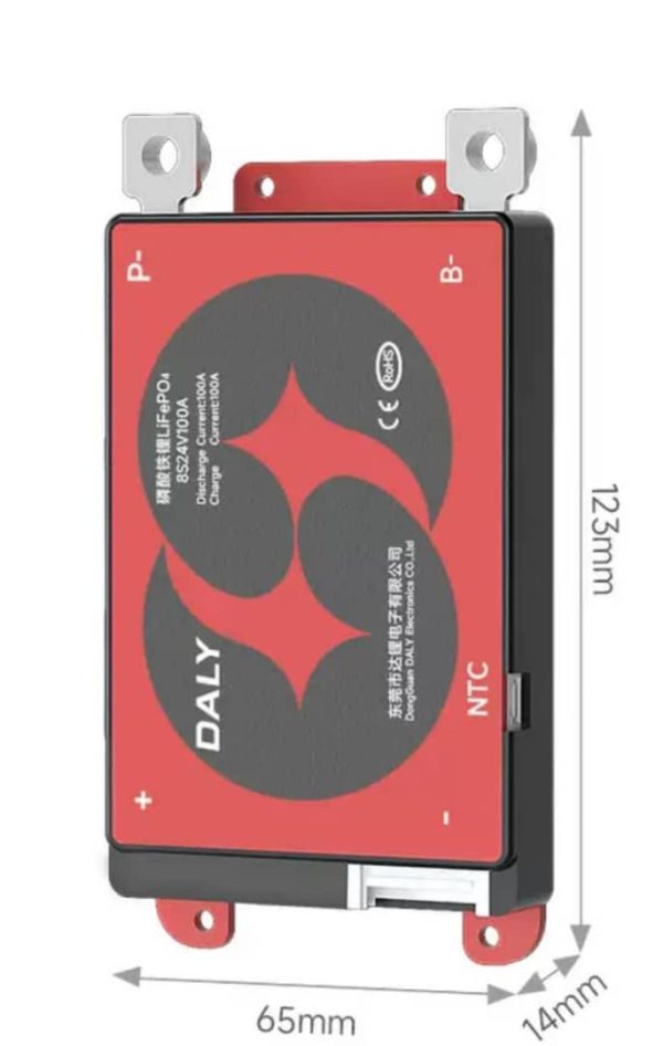 LITHIUM BATT PROTECTION  BMS 8S 100A DALY