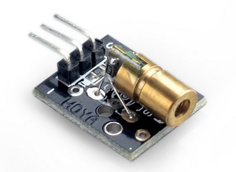 ARDUINO KY-008 LASER MODULE