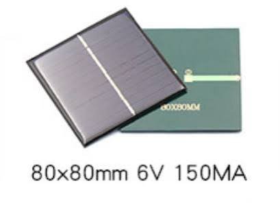 SOLAR PANELS 80*80 6V 150MA