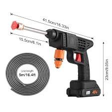 Cordless Pressure Washer Gun 21V Car Cleaning Kit